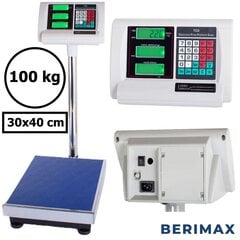 Платформенные весы PF100 (100 кг, 30x40) BRM_5907451318379 цена и информация | Промышленные весы | pigu.lt