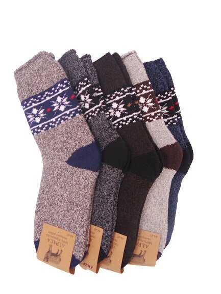 Vilnonės kojinės vyrams Snaigė, įvairių spalvų цена и информация | Vyriškos kojinės | pigu.lt
