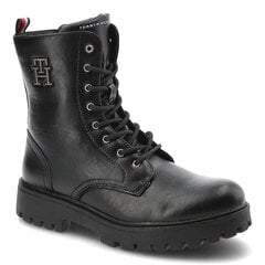 Tommy Hilfiger auliniai batai moterims 10497-21, juodi kaina ir informacija | Aulinukai, ilgaauliai batai moterims | pigu.lt