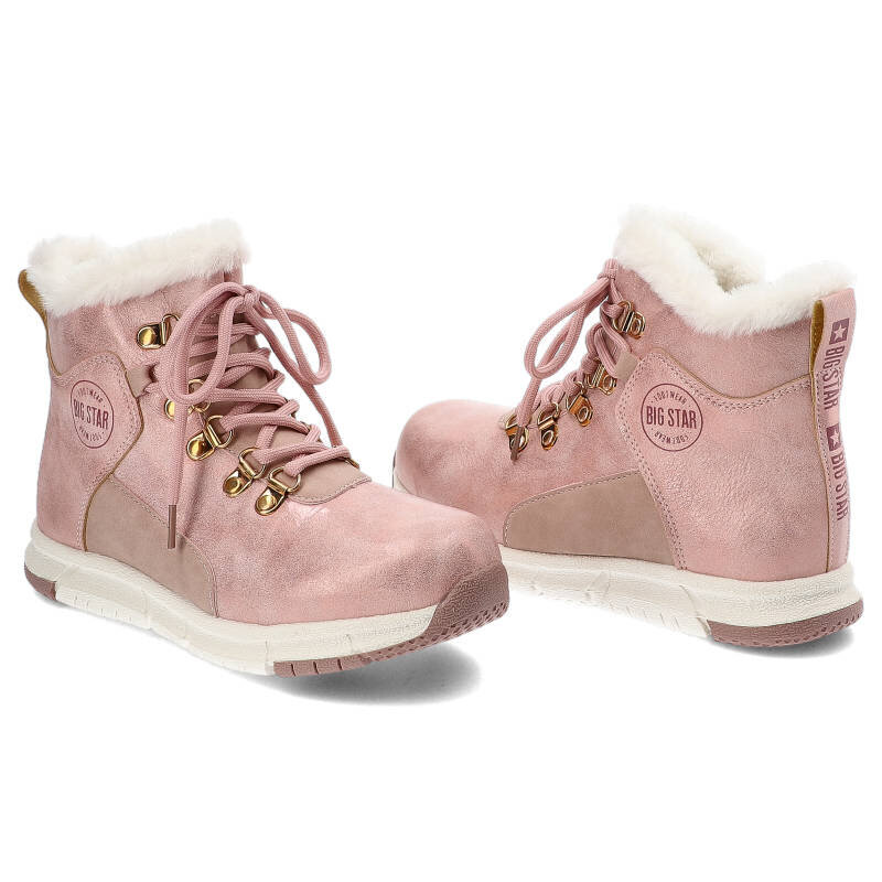 Žieminiai batai mergaitėms Big Star 10709-M, rožiniai kaina ir informacija | Žieminiai batai vaikams | pigu.lt