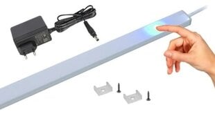 Эксклюзивная светодиодная лента под шкафом с сенсорным выключателем 160 см. цена и информация | Монтируемые светильники, светодиодные панели | pigu.lt