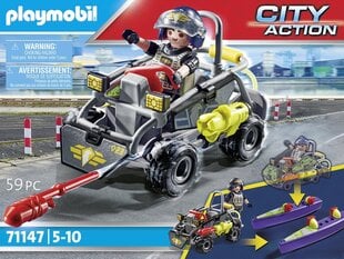 71147 PLAYMOBIL® City Action, Specialaus padalinio keturatis kaina ir informacija | Konstruktoriai ir kaladėlės | pigu.lt