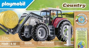 71305 PLAYMOBIL® Country, Didelis traktorius su priedais kaina ir informacija | Konstruktoriai ir kaladėlės | pigu.lt
