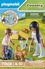 71309 PLAYMOBIL® Country, Kaimo kačių šeima цена и информация | Конструкторы и кубики | pigu.lt