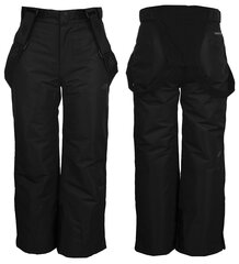 Slidinėjimo kelnės vaikams 4F HJZ22 JSPMN001 20S, juodos kaina ir informacija | Žiemos drabužiai vaikams | pigu.lt