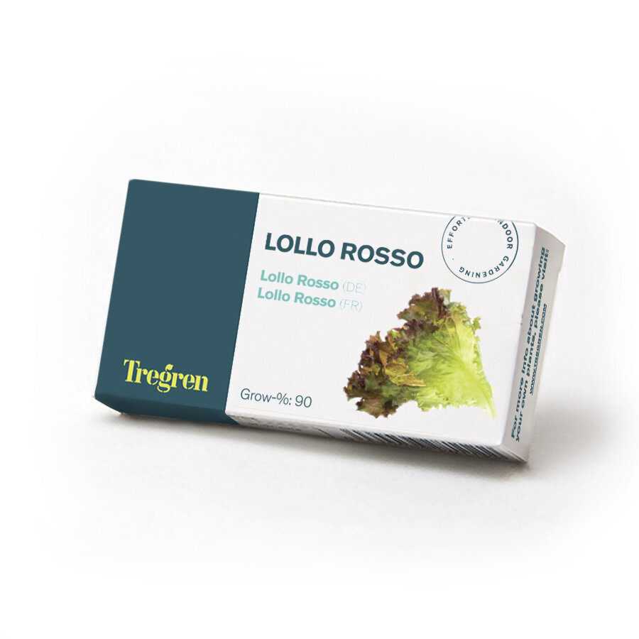 Salotų daiginimo rinkinys Tregren Lollo Rosso цена и информация | Daržovių, uogų sėklos | pigu.lt