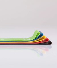 Pasipriešinimo gumų kilpų rinkinys Carpatree Mini Bands, įvairių spalvų kaina ir informacija | Pasipriešinimo gumos, žiedai | pigu.lt