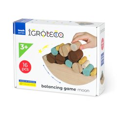 Деревянная балансировочная игра Луна Igroteco IG0422, 16 дет. цена и информация | Развивающие игрушки | pigu.lt