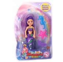 Lėlė su priedais Mermaid цена и информация | Игрушки для девочек | pigu.lt