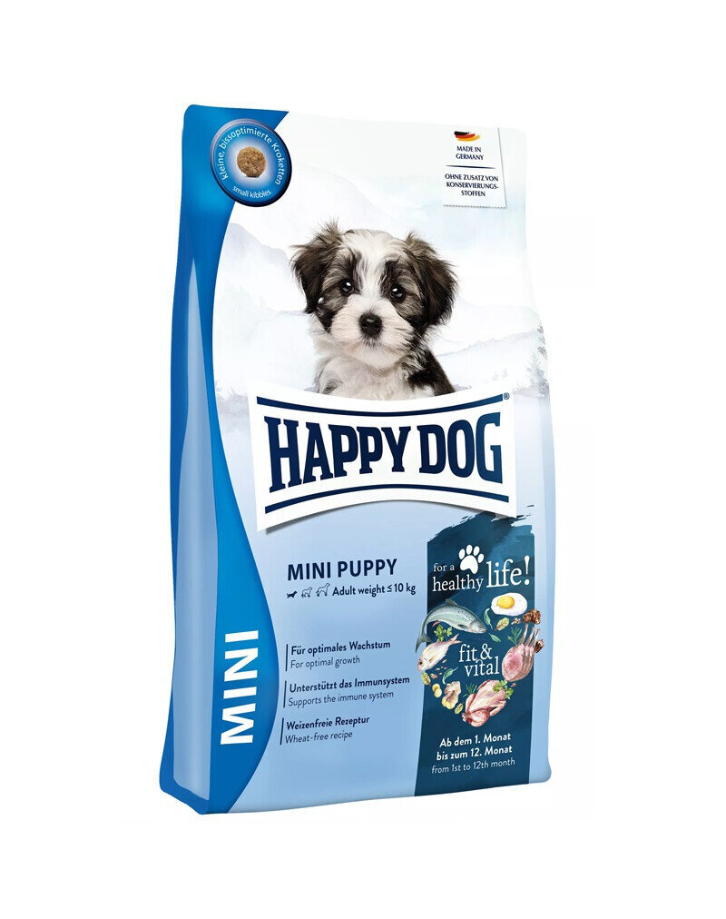 Happy Dog Fit&Vital Mini Puppy jauniems šunims su paukštiena ir ėriena, 10kg цена и информация | Sausas maistas šunims | pigu.lt