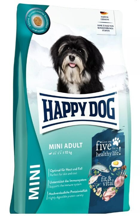 Happy DOg Fit&Vital Mini Adult mažų veislių šunims su paukštiena ėriena, 10kg kaina ir informacija | Sausas maistas šunims | pigu.lt