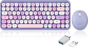 Perixx Periduo-713PP DE, фиолетовый цена и информация | Клавиатуры | pigu.lt