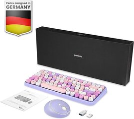 Perixx Periduo-713PP DE, фиолетовый цена и информация | Клавиатуры | pigu.lt