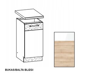 Pastatoma spintelė Modena MD12, 30 cm, ruda/balta kaina ir informacija | Virtuvinės spintelės | pigu.lt