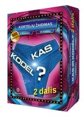 Stalo žaidimas Kas ir kodėl? 2, LT цена и информация | Настольные игры, головоломки | pigu.lt