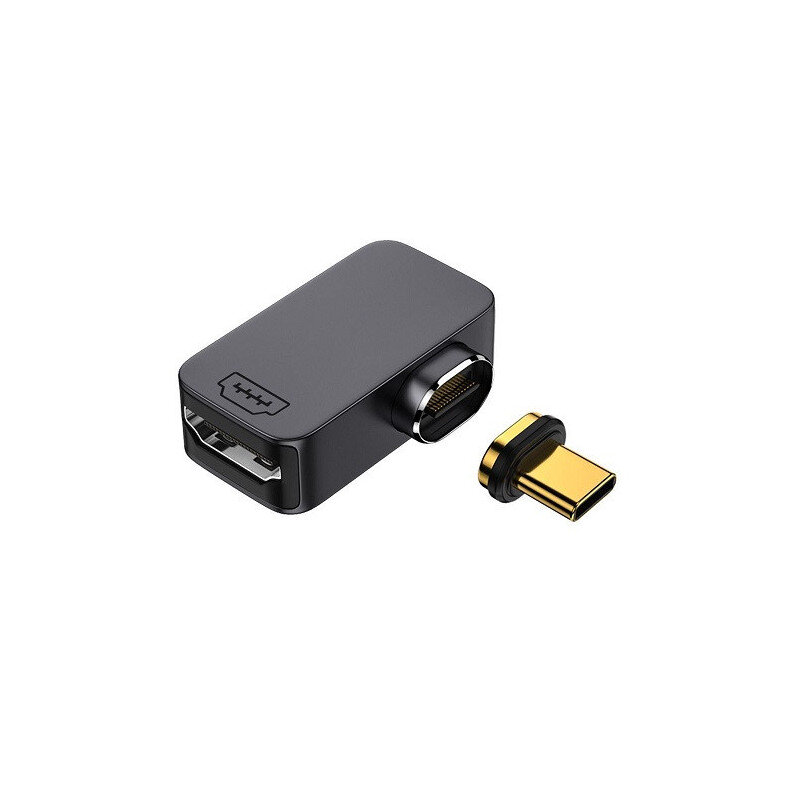 Magnetinis adapteris USB Type-C - HDMI, 4K, 60Hz kaina ir informacija | Adapteriai, USB šakotuvai | pigu.lt