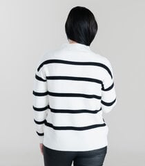Hailys женский свитер MORENA DZ*02, белый/черный 4067218566229 цена и информация | Женские кофты | pigu.lt