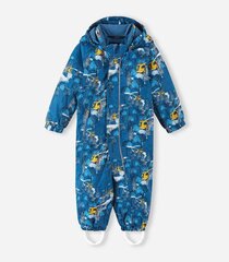 Reima детский комбинезон 160g Puhuri 5100116B*6851, синий/желтый 6438557021928 цена и информация | Зимняя одежда для детей | pigu.lt