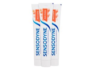 Dantų pasta Sensodyne Fluoride Mild Mint, 3x75 ml kaina ir informacija | Dantų šepetėliai, pastos | pigu.lt