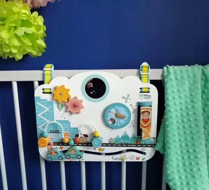 Montesori jutiminė lenta Adam Toys kaina ir informacija | Žaislai kūdikiams | pigu.lt