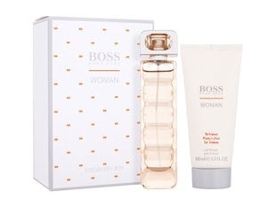 Rinkinys Hugo Boss Discovery Box moterims: tualetinis vanduo EDT, 50 ml + kūno losjonas, 100 ml kaina ir informacija | Kvepalai moterims | pigu.lt