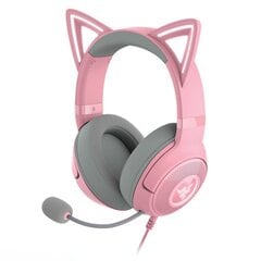 Razer Kraken Kitty V2, Quartz kaina ir informacija | Ausinės | pigu.lt