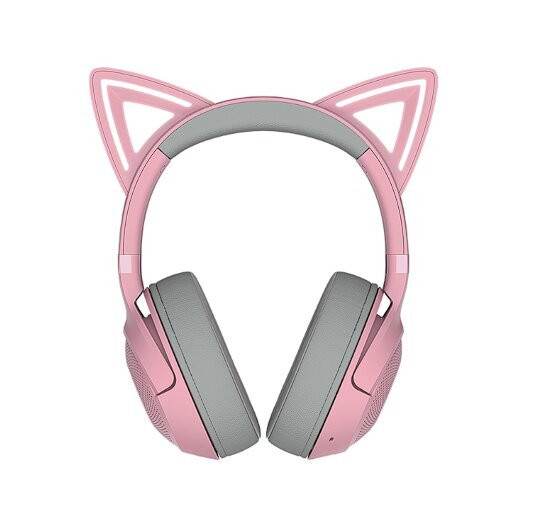 Razer Kraken Kitty V2 Bluetooth, Quartz kaina ir informacija | Ausinės | pigu.lt