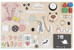 Montesori medinė lenta, 75x50 cm цена и информация | Развивающие игрушки | pigu.lt