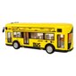 Muzikinis miesto autobusas su frikcine pavara LeanToys, geltonas цена и информация | Žaislai berniukams | pigu.lt