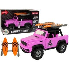 Žaislinis banglenčių sporto automobilis Leantoys, rožinis kaina ir informacija | Žaislai berniukams | pigu.lt