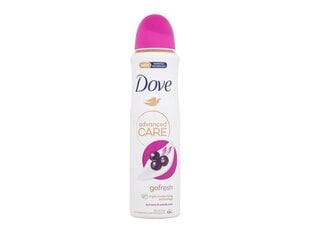 Purškiamas antiperspirantas Dove Advanced Care Go Fresh Acai Berry & Waterlily moterims, 150 ml kaina ir informacija | Parfumuota kosmetika moterims | pigu.lt