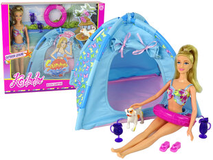 Кукла с палаткой и аксессуарами цена и информация | Игрушки для девочек | pigu.lt