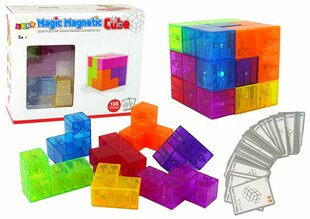 Magnetinės kaladėlės Lean Toys, 7 vnt. цена и информация | Конструкторы и кубики | pigu.lt