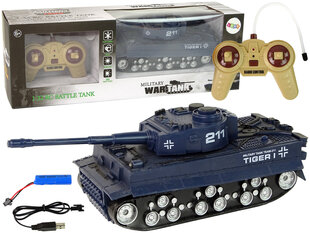 Танк с дистанционным управлением, синий цена и информация | Игрушки для мальчиков | pigu.lt