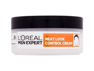 Plaukų kremas L'Oréal Paris Men Expert InvisiControl Neat Look Control, vyrams, 150 ml kaina ir informacija | Plaukų formavimo priemonės | pigu.lt