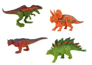 Figūrėlių rinkinys Dinozaurai su visureigiu LeanToys, juodas/žalias kaina ir informacija | Žaislai berniukams | pigu.lt