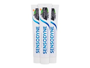 Dantų pasta Sensodyne Natural White, su aktyvuota anglimi, 3 × 75 ml kaina ir informacija | Dantų šepetėliai, pastos | pigu.lt