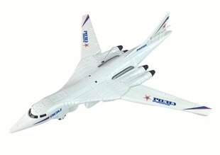 Nuotoliniu būdu valdomas keleivinis lėktuvas Lean Toys, baltas kaina ir informacija | Žaislai berniukams | pigu.lt