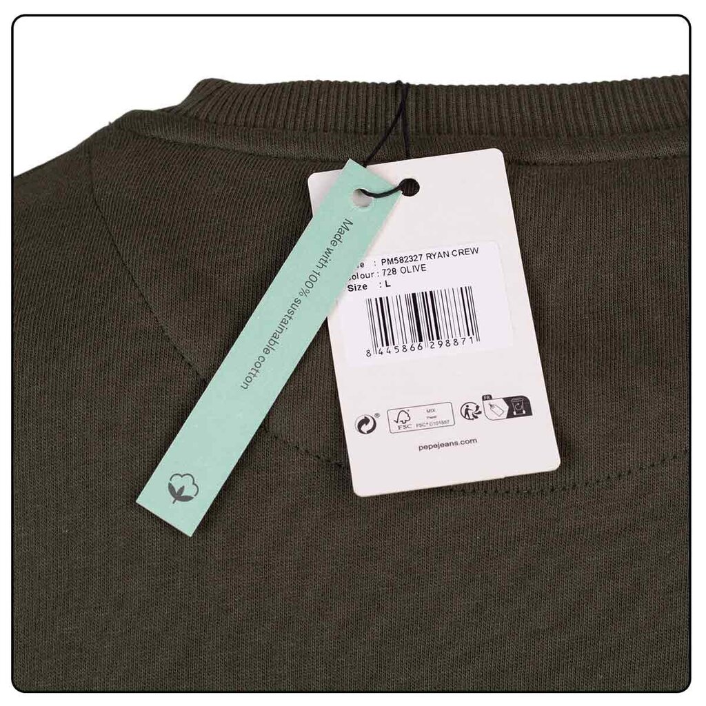 Pepe Jeans marškinėliai vyrams 80660, žalias цена и информация | Vyriški marškinėliai | pigu.lt