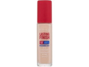 Тональный крем Rimmel London Lasting Finish SPF20, 001 Pearl, 30 мл цена и информация | Пудры, базы под макияж | pigu.lt