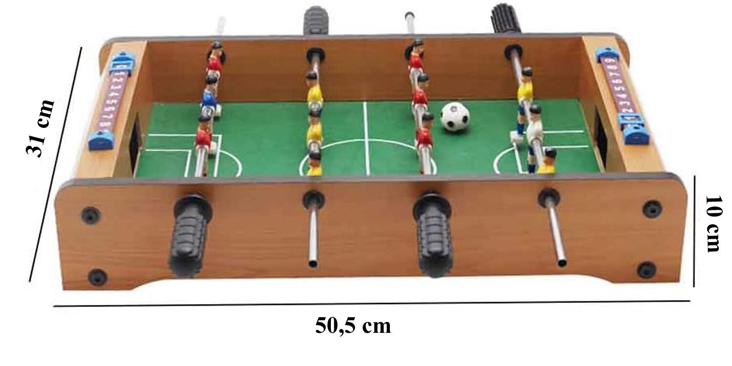 Mini stalo futbolas, 31x50x10 цена и информация | Stalo futbolas | pigu.lt