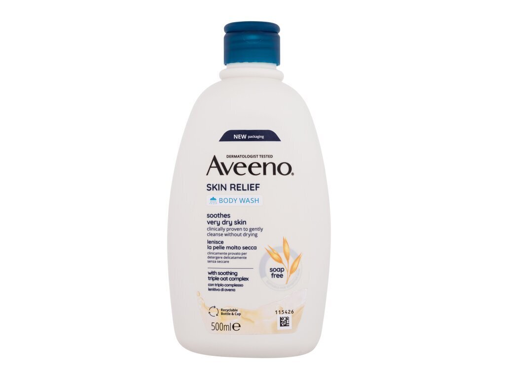 Kūno prausiklis Aveeno, 500 ml kaina ir informacija | Dušo želė, aliejai | pigu.lt