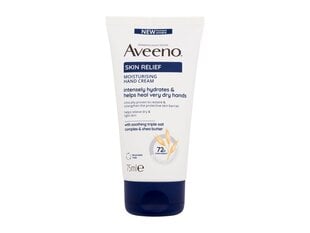 Drėkinamasis rankų kremas Aveeno Skin Relief, 75 ml цена и информация | Кремы, лосьоны для тела | pigu.lt