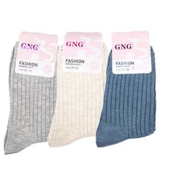 Medvilninės kojinės moterims 7991, įvairių spalvų, 9 poros kaina ir informacija | Moteriškos kojinės | pigu.lt