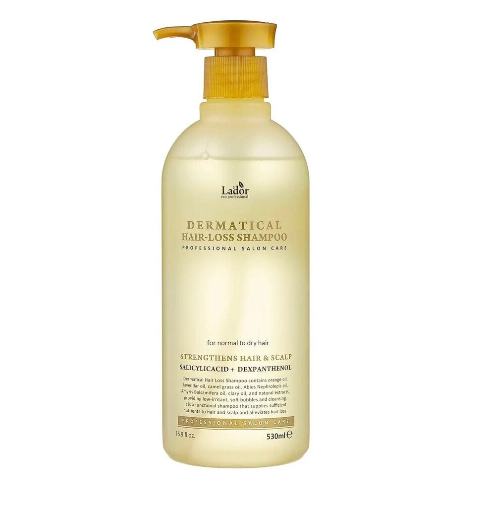 Šampūnas nuo plaukų slinkimo normaliems ir sausiems plaukams La’Dor hair-loss, 530 ml цена и информация | Šampūnai | pigu.lt