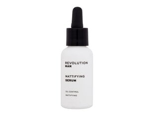 Matinis serumas veidui Revolution Man Mattifying Serum Skin vyrams, 30 ml kaina ir informacija | Veido aliejai, serumai | pigu.lt