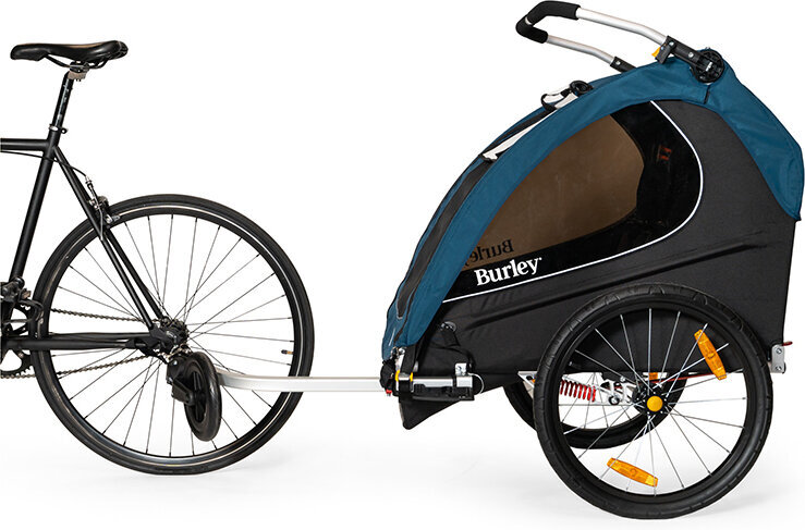 Dviračio vežimėlis Burley Encore X, mėlynas kaina ir informacija | Dviračių priekabos, vėžimėliai | pigu.lt