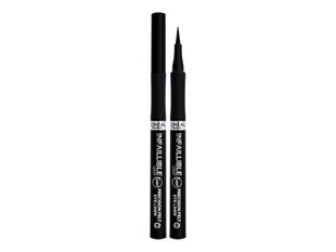Akių kontūro pieštukas L'Oréal Paris, 01 Black, 1 ml kaina ir informacija | Akių šešėliai, pieštukai, blakstienų tušai, serumai | pigu.lt