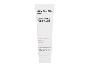 Veido prausiklis Revolution Man Hydrating Face Wash vyrams, 150 ml цена и информация | Средства для очищения лица | pigu.lt