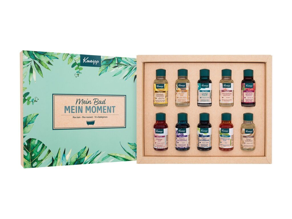 Vonios aliejų rinkinys Kneipp Mein Moment 10x20ml kaina ir informacija | Dušo želė, aliejai | pigu.lt